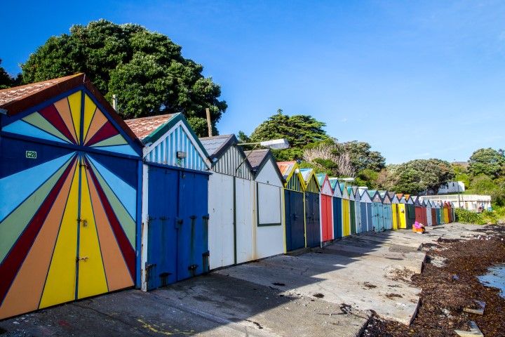Titahi Bay Bright Boatsheds - Sandy Abbot