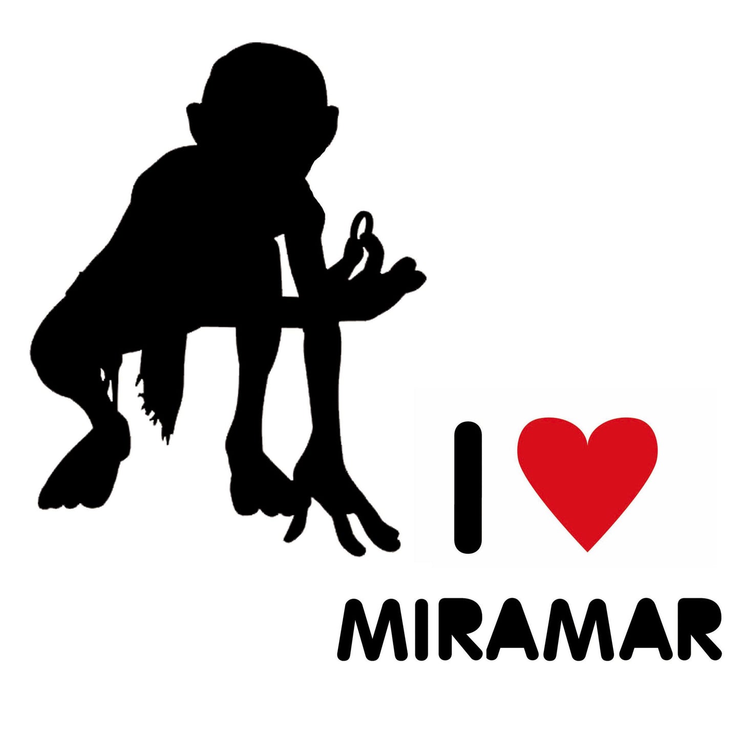 I heart Miramar Gollum - Zoe Virtue