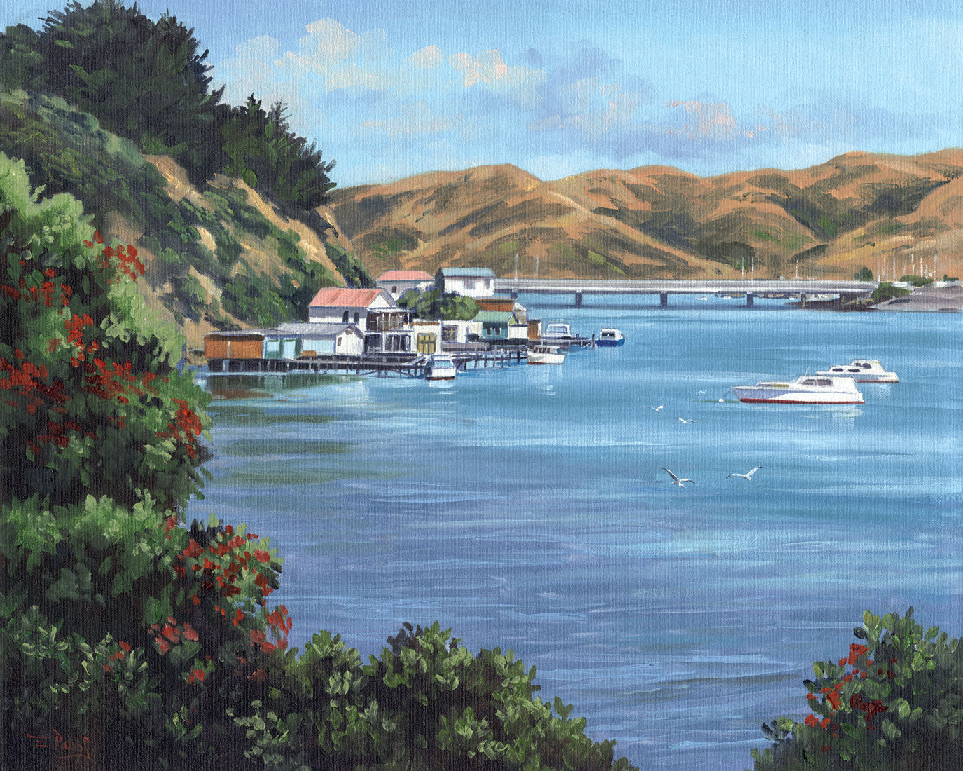 Paremata Bridge Porirua - Ernest Papps