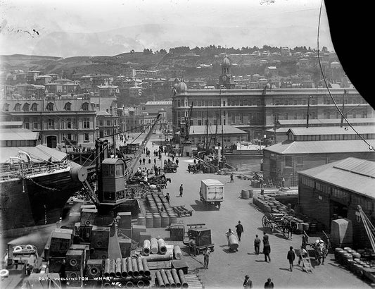 6. View overlooking Queens Wharf, Wellington