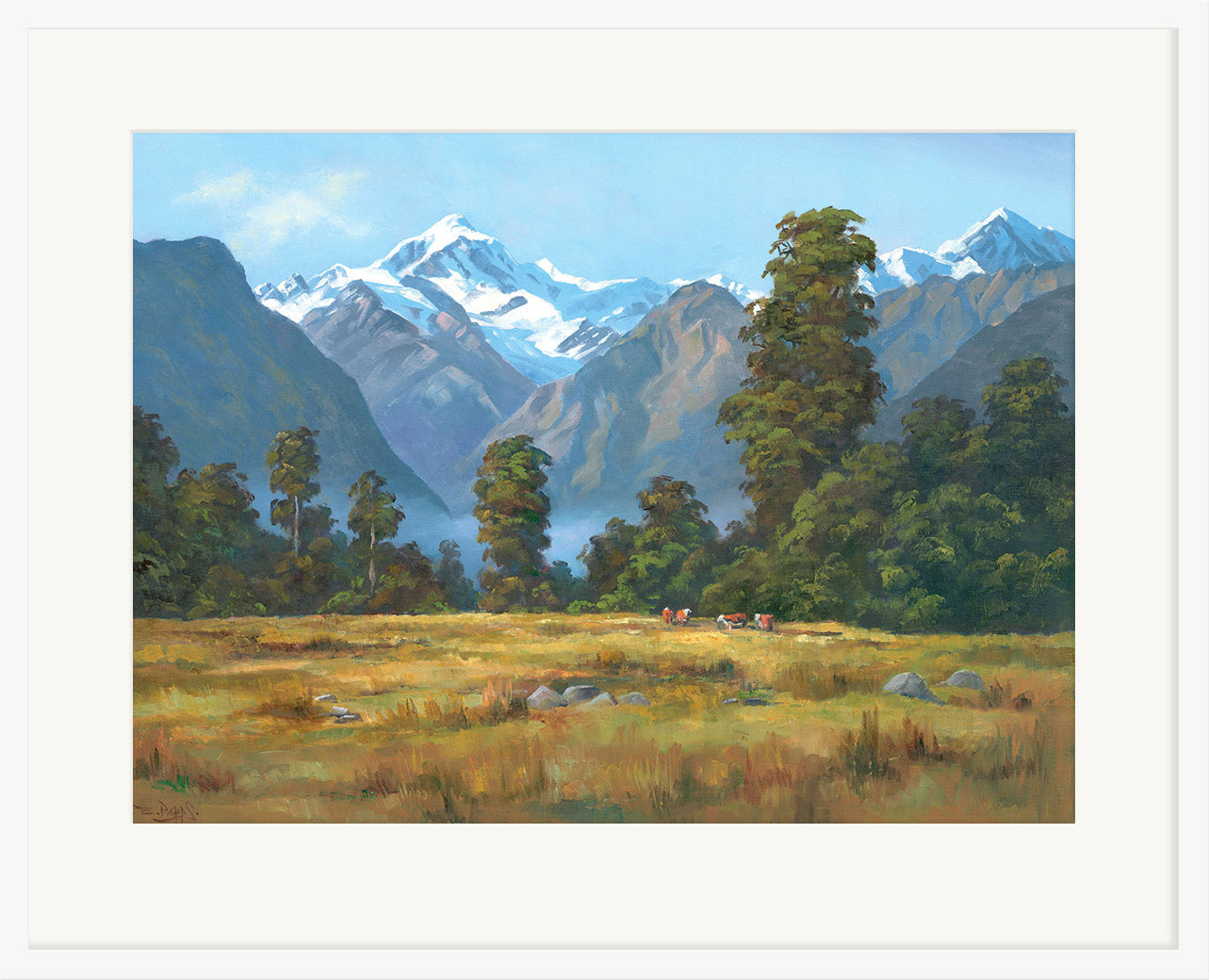 Mt Tasman from Fox - Ernest Papps