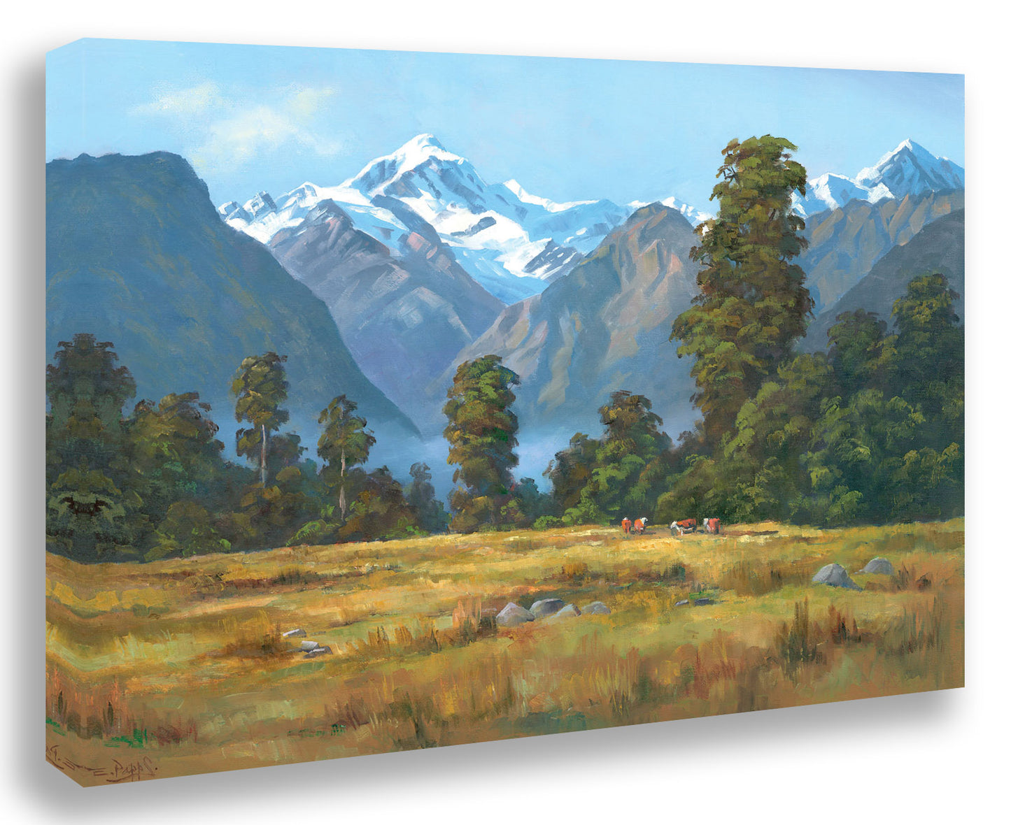 Mt Tasman from Fox - Ernest Papps